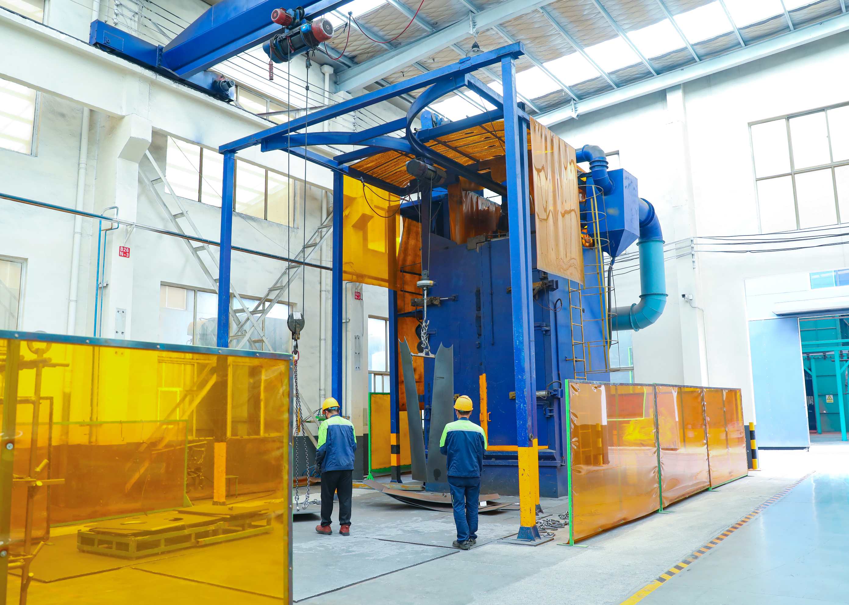 QZJ3720D抛丸机加工设备