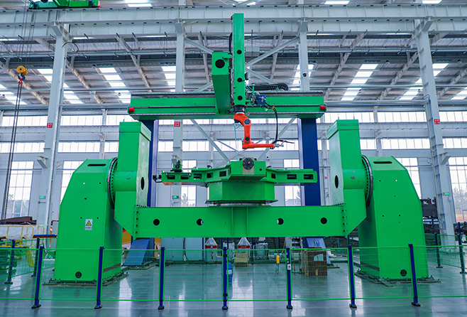 超大挖X架焊接工作站